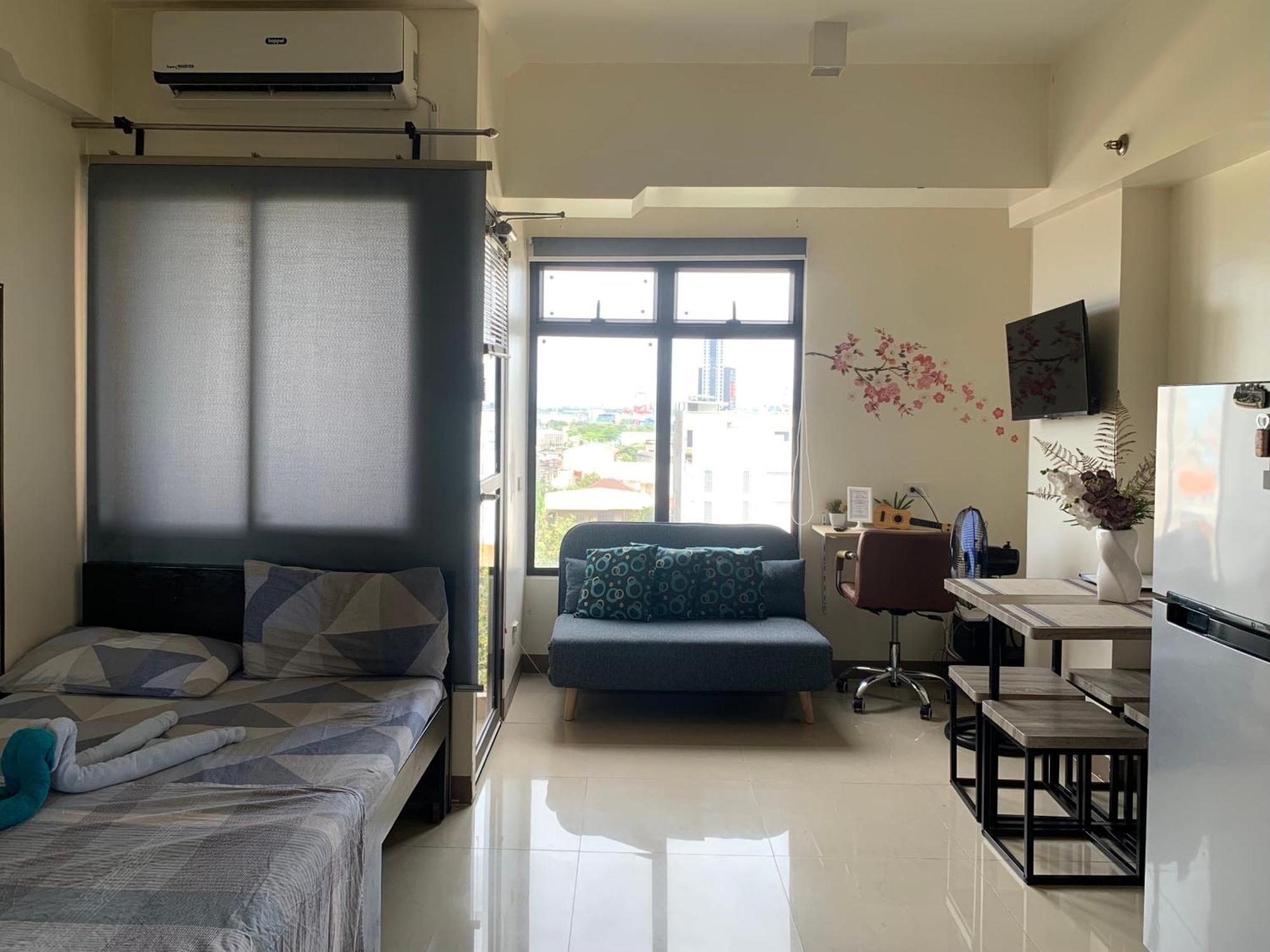 Cozy Studio, Super Fast Internet, Workspace And Washer Cebu Exterior photo